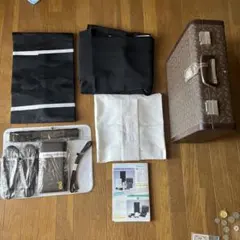 正絹フクシ光琳泥染喪服セット　8点セット