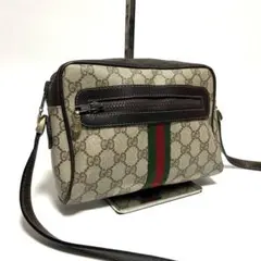 グッチ　GUCCI　シェリーライン　ショルダーバッグ　GG柄　レディース