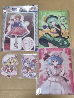東方Project ダイソー アクリルスタンド クリアファイル さとり レミリア