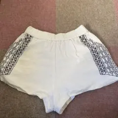 Sea Room Lynn ホワイトショートパンツ