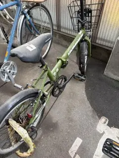 swissport 折りたたみ自転車 6段変速 白/赤 引き取りの方は値引き 