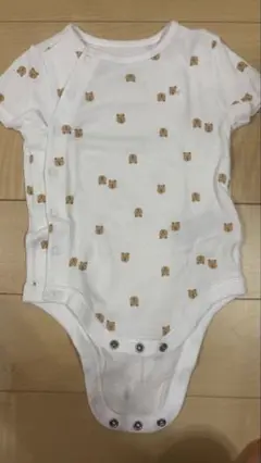 GAP 半袖ロンパース 白 60cm