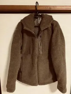 カンタベリー ブラウンフリースジャケット フード付き Lサイズ
