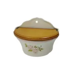 イマン ダイアナローズ 木蓋 陶器アルメット缶 imane