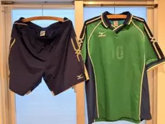 Mizuno サッカー 上下セット 21番 L - メルカリ
