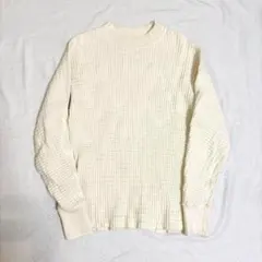 トゥデイフル TODAYFULトレーナー ワッフル アイボリーのサムネイル