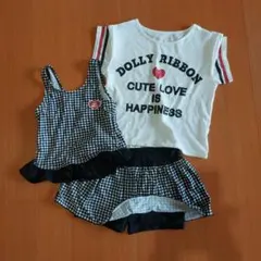 DOLLY RIBBON セパレート水着 140cm