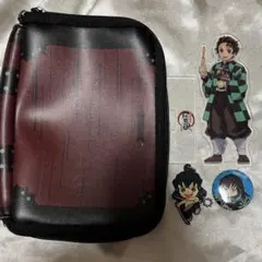 鬼滅の竈門炭治郎 嘴平伊之助 時透無一郎 アクリルスタンド 缶バッジ ストラップ