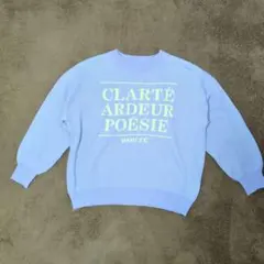 薄紫 長袖ニット CLARTÉ ARDEUR POÉSIE