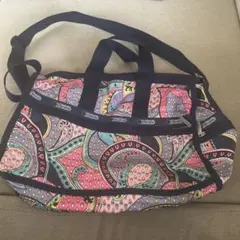 50s 60s ビンテージ カレッジ ペナント柄 ミニバッグ 巾着袋 ポーチ