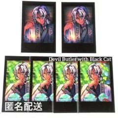 【匿名配送】ミヤジ★夏の思い出チェキ風カード6枚★ノーマル★あくねこ★aknk