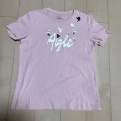 AIGLE Tシャツ ピンク Lサイズのサムネイル