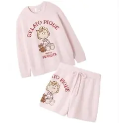 ジェラートピケ オリジナルアート ジャガードプルオーバー＆ショートパンツセット