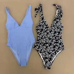 H&M ワンピース水着 2点セット XSサイズのサムネイル