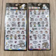 PEANUTS ぷっくりシール 3Dシール 2枚セット