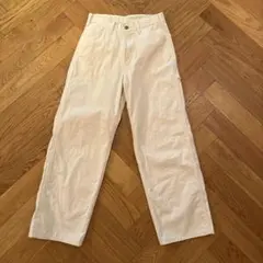 くりきんとん様専用Lee アイボリー ペインターワイドデニムパンツ