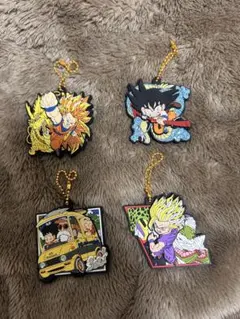 ドラゴンボール　ラバーマスコット　4個セット
