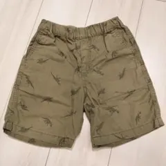 UNIQLO キッズ ハーフパンツ 110cm 恐竜柄