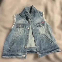 sister jenni シスタージェニー　デニム　ベスト　良品　150 キッズ