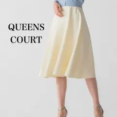 QUEENS COURT 大きいサイズ ベーシックサーキュラースカート 4のサムネイル