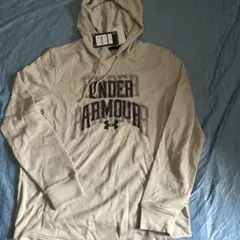【未使用品】Under Armour フード付きパーカー XL ベージュのサムネイル