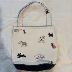 TEMBEA 犬プリント トートバッグ