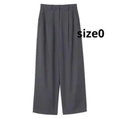 【CLANE】BASIC TUCK PANTS gray size0