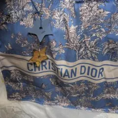 CHRISTIAN DIOR　新品未使用　2個チャーム付き 花柄トートバッグ