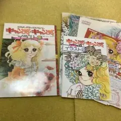 キャンディ・キャンディ イラスト集2冊 カード いがらしゆみこ