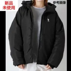 新品 未使用 タグ付き✨️ US POLOアッスン ダウンジャケット フード 黒