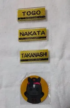 ジャイアンツ　シークレットアクリルネームバッジ（戸郷、中田翔、高梨）