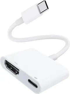 USB Type-C HDMI変換アダプタ 2in1 4K@30Hz 映像出力