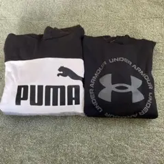 PUMA & UNDER ARMOUR パーカーセット 150