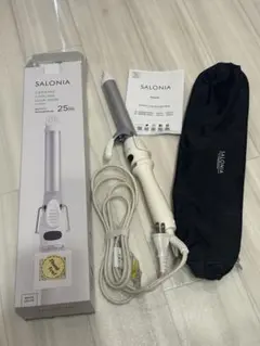 SALONIA セラミックカールヘアアイロン 25mm