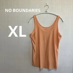 NO BOUNDARIES オレンジ タンクトップ XL