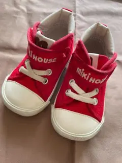 ミキハウス 赤 キッズシューズ 13.0