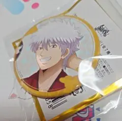 銀魂　刺激強めでお送りしておりますカフェ　池袋PARCO　缶バッジ　坂田銀時　③