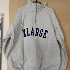 XLARGE ハーフジップ スウェット