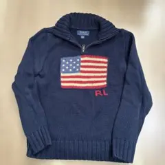 ラルフローレン ハーフジップセーター 150