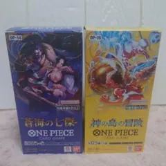 【テープ付き新品未開封 】ONE PIECEカード 神の島の冒険 蒼海の七傑