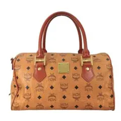 本物 良品 ■MCM■ ビセトス コニャック レザー トートバッグ ハンドバッグのサムネイル