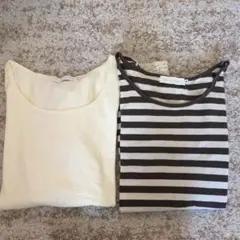 アースミュージック&エコロジー カットソー2点セット