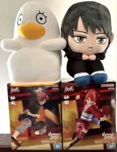 銀魂まちぼうけぬいぐるみ桂小太郎&エリザベス・吉原大炎上 神威&神楽 フィギュア