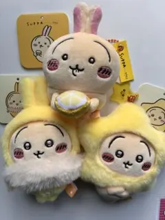 ちいかわマスコット　SUPPA フッサフサなパジャマ　星に願いを　うさぎ