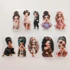 London Gifties』 海外マステ 切り売り 物憂げなゴシックレディ - メルカリ
