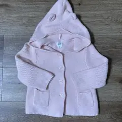 【美品】baby GAP フード付きジャケット 18-24ヶ月 ピンク