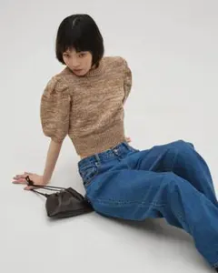 todayful Puffsleeve Mix Knit