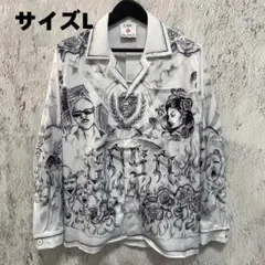 casablanca ニット長袖シャツ Lサイズ L】casablanca カサブランカ ニットシャツ