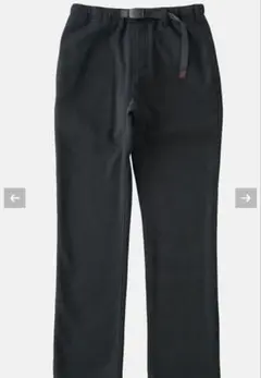 美品★グラミチ★ ボンディングニットフリースNNパンツクロップド★M★ブラック