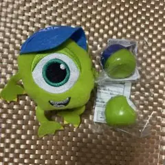 【ピクサー】モンスターズインク マイク・ワゾウスキ ぬいぐるみポーチフィギュア